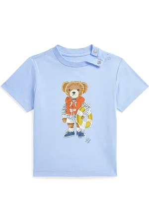 Ralph Lauren T-shirt bawełniany niemowlęcy kolor z nadrukiem 320965279002