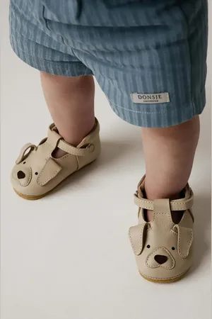 Donsje Buty skórzane niemowlęce Spark Special Shoes Golden Retriever kolor 1003011