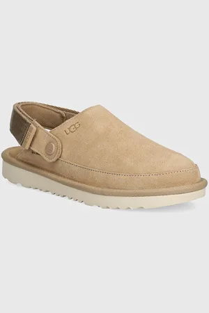 UGG Kapcie zamszowe dziecięce GOLDENSTAR CLOG kolor
