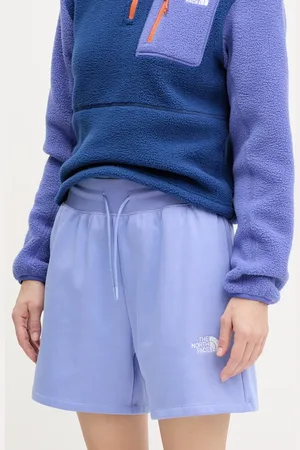 The North Face Szorty Essential Relaxed damskie kolor z aplikacją high waist NF0A8C2F0YI1