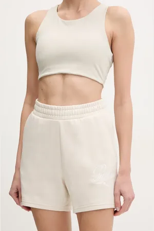 PUMA Szorty damskie kolor z aplikacją high waist 684984