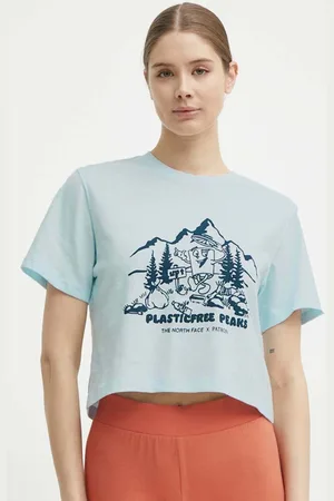The North Face T-shirt bawełniany damski kolor NF0A87E0O0R1