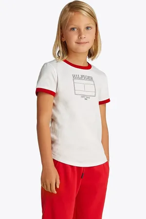Tommy Hilfiger T-shirt bawełniany dziecięcy kolor KG0KG08528