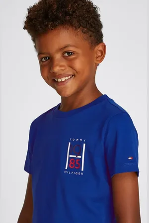 Tommy Hilfiger T-shirt bawełniany dziecięcy kolor z nadrukiem KB0KB09536