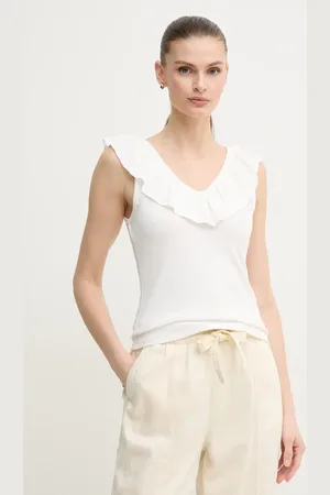 Pepe Jeans Top MILLIE kolor biały PL506050