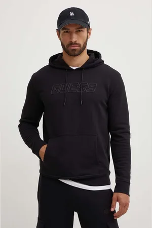 Guess Bluza ALDWIN męska kolor z kapturem z aplikacją Z4YQ12 KAIJ1