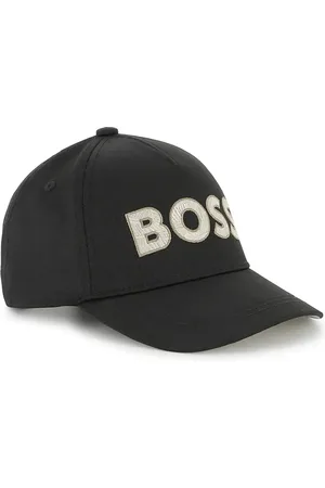 HUGO BOSS Czapka z daszkiem dziecięca kolor z nadrukiem J51689