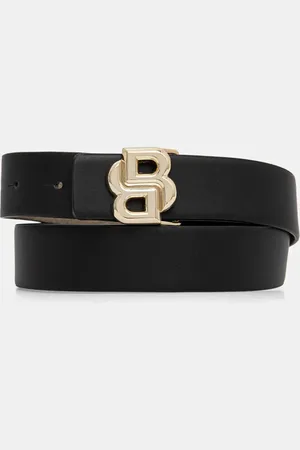 HUGO BOSS Pasek skórzany dwustronny damski kolor 50542193