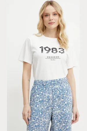 Max Mara T-shirt bawełniany damski kolor 2515971041600