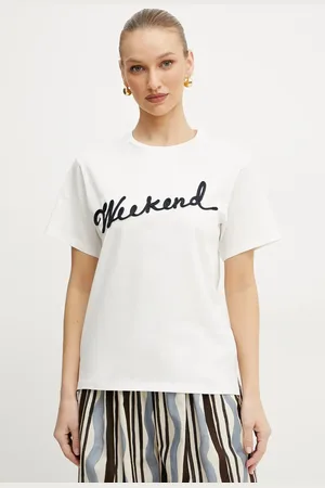 Max Mara T-shirt bawełniany damski kolor 2515971042600