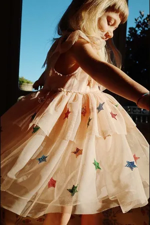 Konges Sløjd Sukienka dziecięca YVONNE FAIRY DRESS kolor mini rozkloszowana KS101758