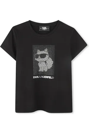 Karl Lagerfeld T-shirt dziecięcy kolor Z30489