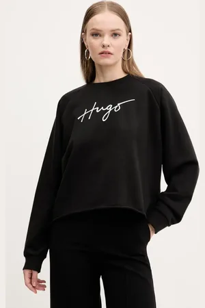 HUGO BOSS Bluza bawełniana damska kolor z nadrukiem 50534271