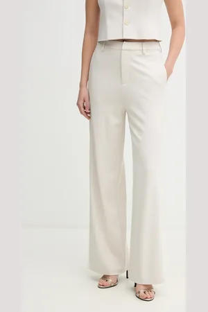 Calvin Klein Spodnie damskie kolor szerokie high waist J20J225334