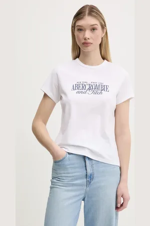 Abercrombie & Fitch T-shirt bawełniany damski kolor KI185-5058