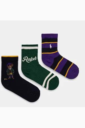 Ralph Lauren Skarpetki dziecięce 3-pack kolor 446958815001