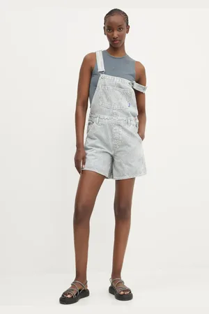 Hugo Blue Ogrodniczki jeansowe damskie 50537485