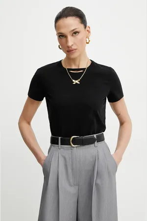 Elisabetta Franchi T-shirt bawełniany damski kolor MA02951E2