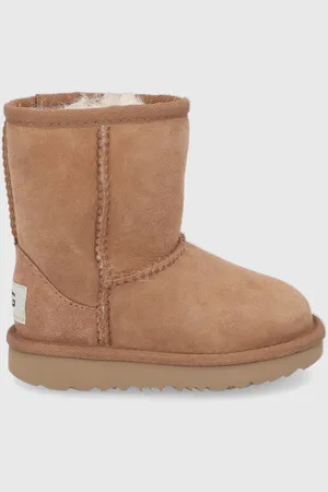 UGG Śniegowce zamszowe dziecięce T CLASSIC II kolor 1017703T