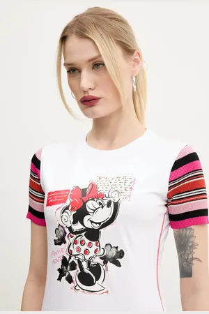 Desigual T-shirt MINNIE damski kolor 25SWTK39