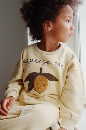 Konges Sløjd Bluza dziecięca LOU SWEATSHIRT kolor z aplikacją