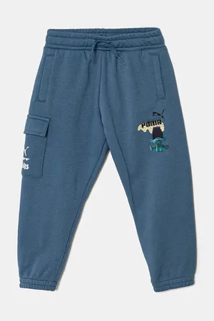 PUMA Spodnie dresowe dziecięce X TROLLS Cargo Pants TR kolor z nadrukiem 627379