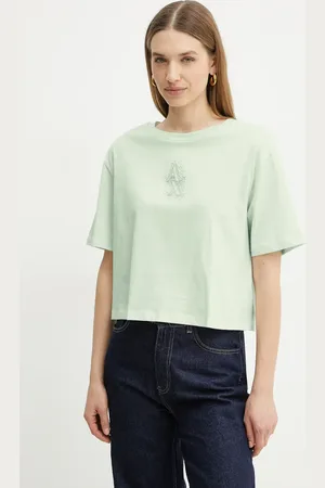 Armani Exchange T-shirt bawełniany damski kolor XW000102 AF10359