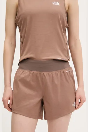 The North Face Szorty sportowe Sunriser damskie kolor wzorzyste high waist NF0A8BC15K21