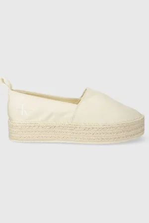 Calvin Klein Espadryle PLATFORM ESPADRILLE ML BTW kolor na platformie YW0YW01378