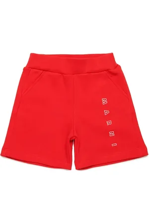 Marni Szorty bawełniane niemowlęce MP193B SHORTS kolor z nadrukiem M01403