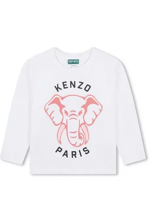 Kenzo Longsleeve bawełniany dziecięcy kolor K60706