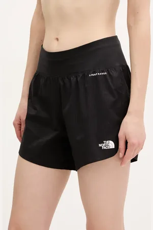The North Face Szorty sportowe Sunriser damskie kolor gładkie high waist NF0A8BC1JK31