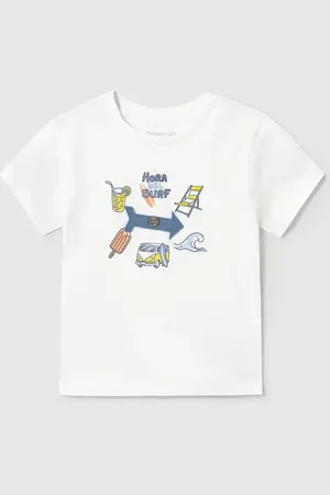 Mayoral T-shirt bawełniany dziecięcy kolor z nadrukiem 1064