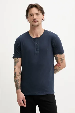 Superdry T-shirt bawełniany męski kolor gładki M1012185A-00S