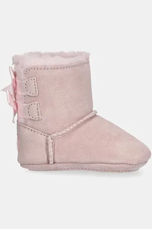 UGG Buty zamszowe niemowlęce BABY BAILEY BOW kolor 1157692I