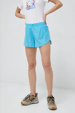 Columbia Szorty outdoorowe Hike damskie kolor gładkie high waist 1991831