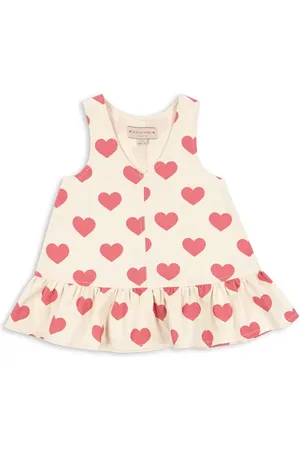 Konges Sløjd Sukienka bawełniana dziecięca MAGOT DRESS GOTS kolor mini rozkloszowana KS103365