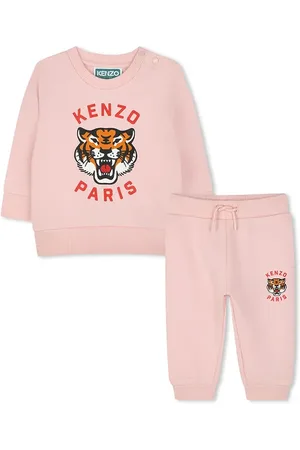 Kenzo Dres bawełniany niemowlęcy kolor K60935