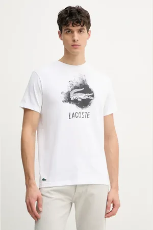 Lacoste T-shirt męski kolor z nadrukiem TH8917