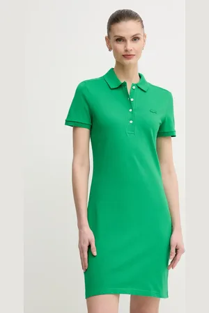 Lacoste Sukienka kolor mini prosta