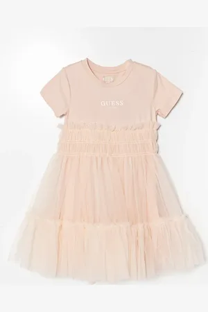 Guess Sukienka dziecięca kolor mini rozkloszowana K5RK14 K6YW0