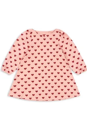 Konges Sløjd Sukienka bawełniana dziecięca DREY DRESS GOTS kolor mini rozkloszowana KS102566