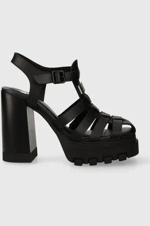 Tommy Hilfiger Sandały skórzane TJW HEEL FISHERMAN SANDAL kolor EN0EN02458
