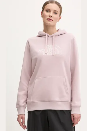 The North Face Bluza Drew Peak Light damska kolor z kapturem gładka NF0A8C1DARF1