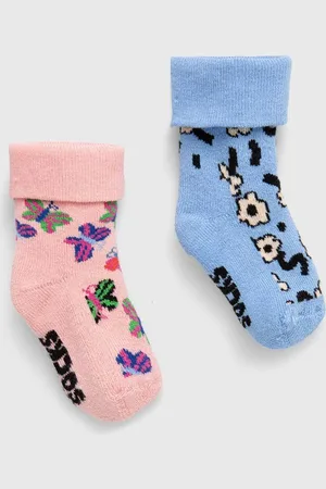 Happy Socks Skarpetki dziecięce Kids Butterfly Baby Terry Socks 2-pack kolor