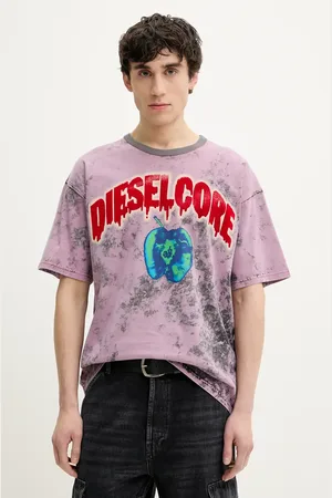 Diesel T-shirt bawełniany T-BOXT-R9 T-SHIRT męski kolor wzorzysty A16164.0GIAR