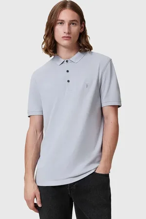 AllSaints Polo bawełniane REFORM kolor gładki M075PB