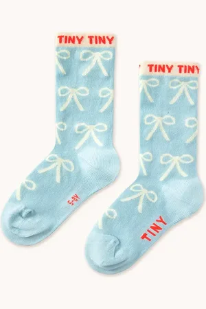 Tiny Cottons Skarpetki dziecięce BOWS MEDIUM SOCKS kolor SS25-451