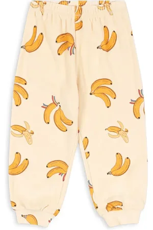 Konges Sløjd Spodnie dresowe dziecięce ITTY SWEAT PANTS GOTS kolor wzorzyste KS102599
