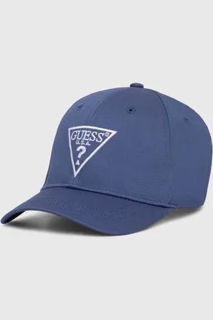 Guess Czapka z daszkiem bawełniana dziecięca kolor z aplikacją H3GZ01 WO08O